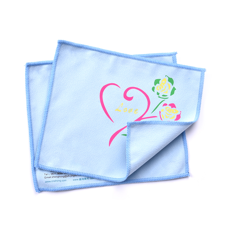 Logo Mikrofaser-Brillenreiniger Personalisierter Druck Mikrofaser-Brillentuch