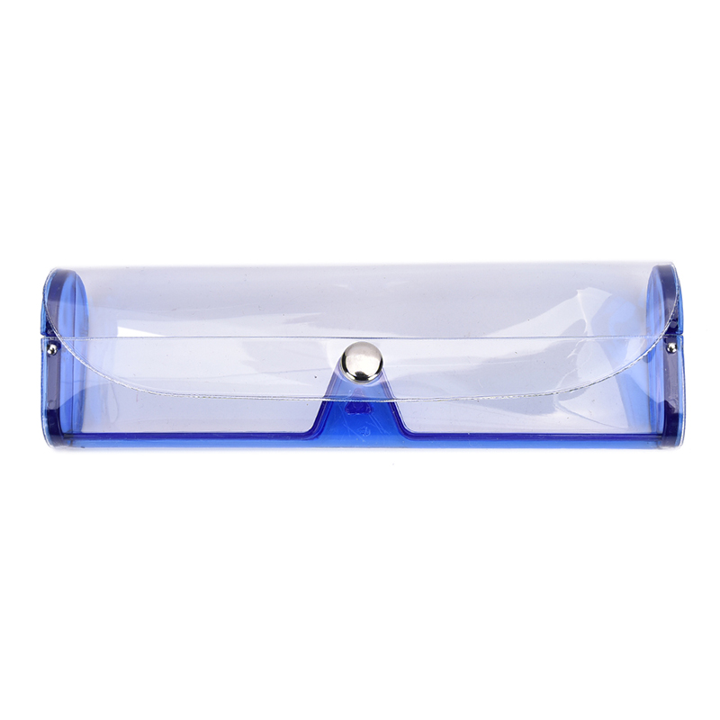 Transparentes PVC-Lesebrillenetui Kunststoff-Brillenetui