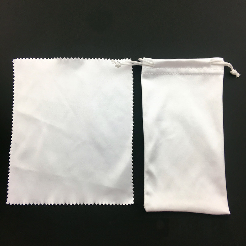 Staubdichte Tasche aus weichem Mikrofasertuch für Sonnenbrillen und Brillen