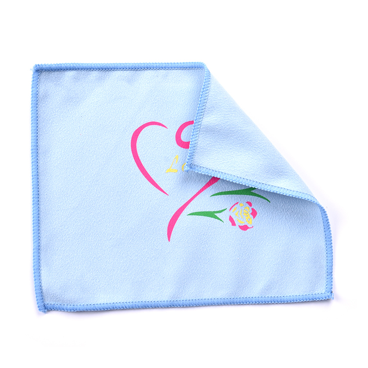 Logo Mikrofaser-Brillenreiniger Personalisierter Druck Mikrofaser-Brillentuch
