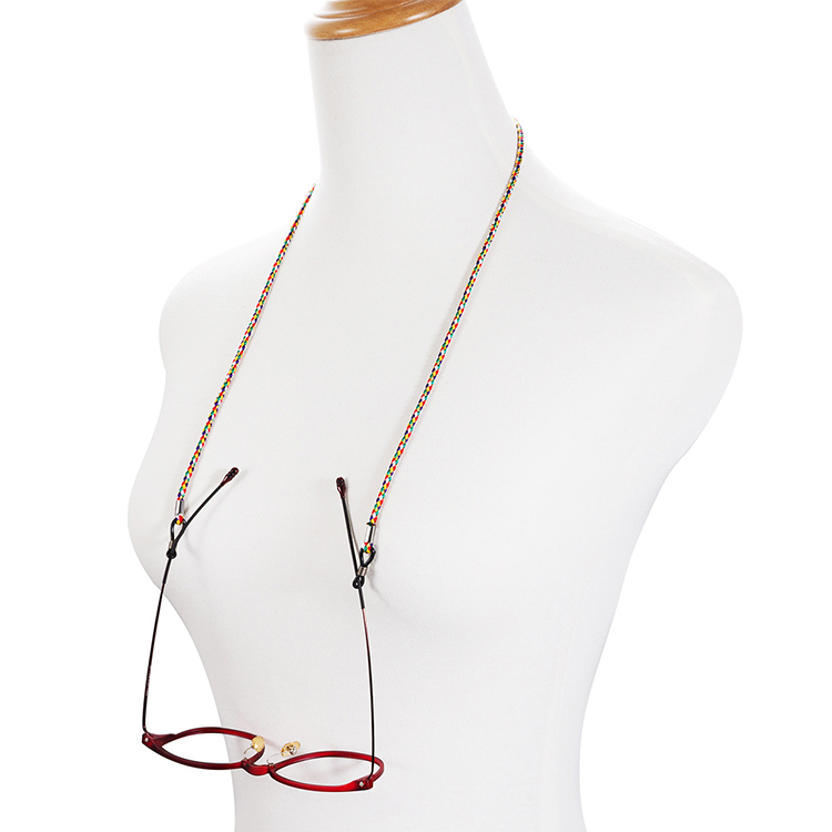 Bunte Brillenschnüre für Brillen, verstellbare Nylon-Brillenketten und -schnüre