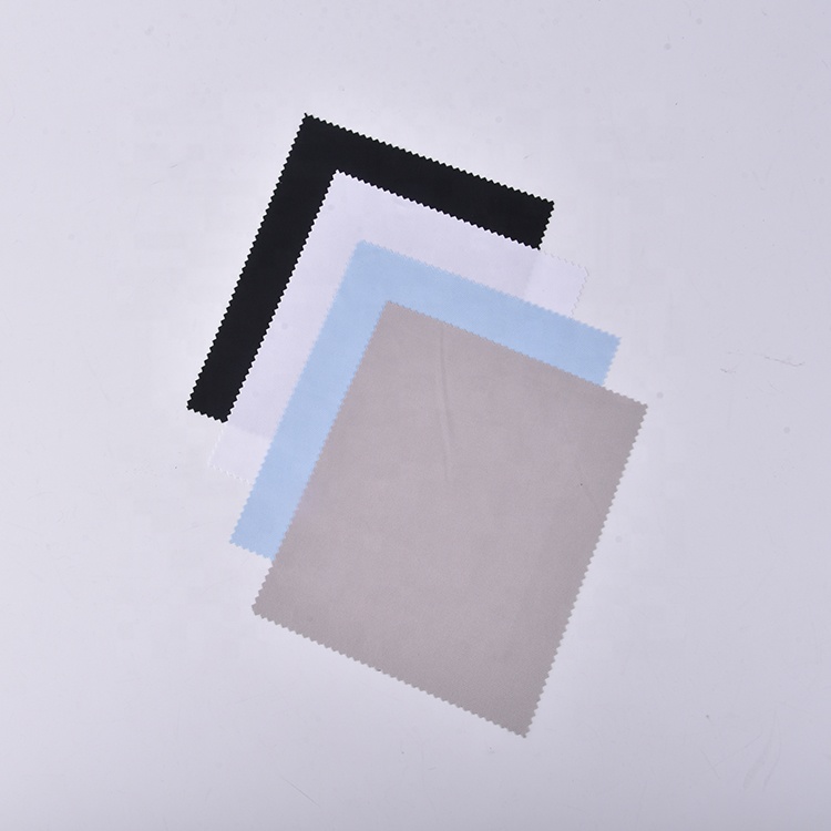 Kundenspezifisches Logo Grau Blau Weiß Schwarz Mikrofaserglas
