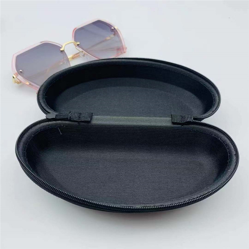 Hartschalen-Sonnenbrillen-Verpackungsbox, schwarz, tragbar